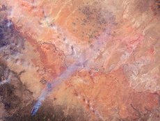 Tinder Fire in Arizona Viewed by NASA's MISR