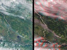 MISR Stereo Imaging Distinguishes Smoke from Cloud