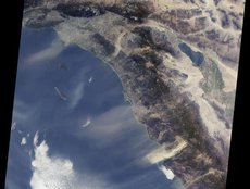 Dusty Skies over Southern California