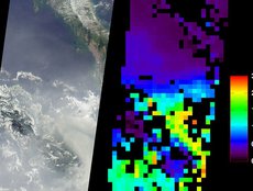 Smoke over Sumatra, Indonesia