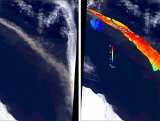 MISR Image Shows Eyjafjallajökull Volcano Plume Heights