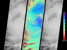 Huge Super Typhoon Meranti Over Taiwan Spotted by NASA's MISR