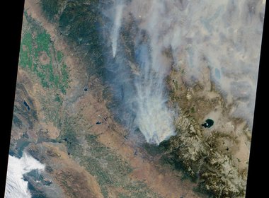 Read article: Rim Fire, As Seen From Space