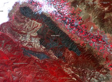 Read article: From Space and in the Air, NASA Tracks California's Wildfires