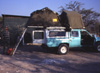 Hired from Buffalo Campers in Johannesburg, this doughty vehicle allowed Dr. Frank and I to explore Namibia without regard to how far we were from the next oasis of civilization. Note the tents on the roof. This discourages curious felines.